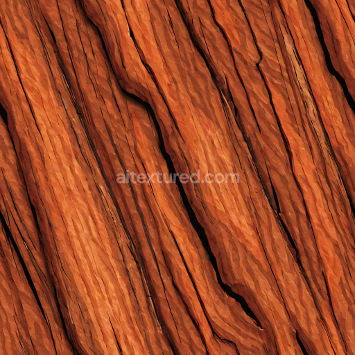 Seamless 3D Weathered Rustic Wood PBR Texture with Deep Cracks and Grain Detail