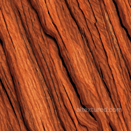 Weathered Rustic Wood PBR Texture with Deep Cracks and Grain Detail seamless Wood PBR texture