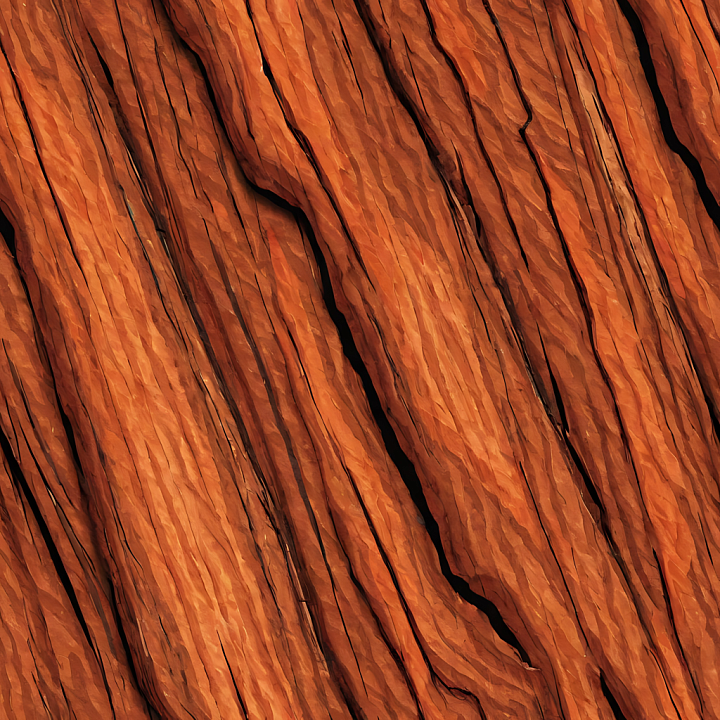 Weathered Rustic Wood with Deep Cracks and Grain Detail seamless PBR texture preview