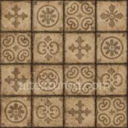 seamless Aged Ceramic Tiles Seamless Texture texture 8k free download PBR