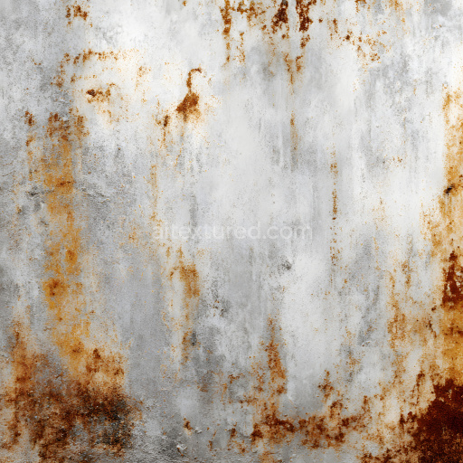Seamless 3D Rusty Metal PBR Texture with Natural Corrosion and Patina