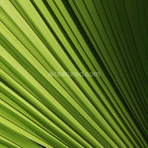 Preview — Detailed Green Palm Leaf Texture with Natural Veins and Structure