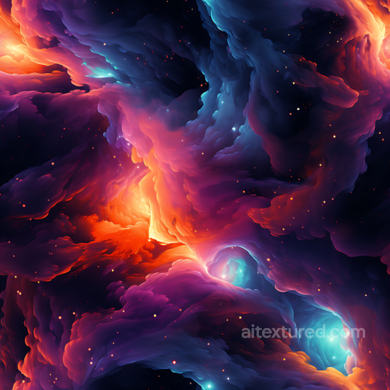 Space Texture Featuring Vivid Nebula Clouds & Luminous Starfield Star, space, planets texture preview