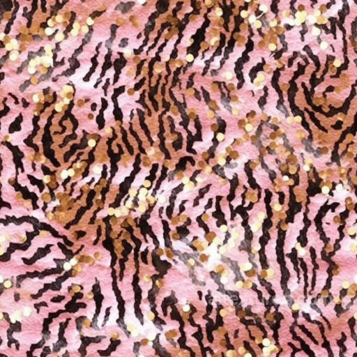 Seamless Pink Leopard Print 3D PBR Texture with Metallic Details seamless Leopard Print PBR texture