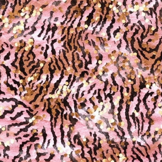 Seamless Pink Leopard Print 3D PBR Texture with Metallic Details Leopard Print texture preview
