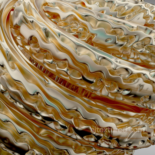 Seamless Highly Reflective Metal Ripple Texture PBR 4K seamless Metal PBR texture