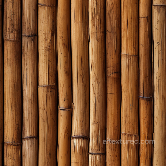 Bamboo Texture Featuring Vertical Brown Culms with Natural Grain Bamboo texture preview