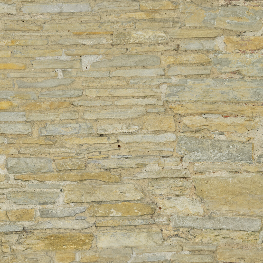 Seamless PBR brick texture with natural weathered appearance