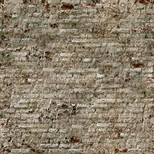Painted Peeling Brick — Peeling Brick Wall Brick Wall Outdoor — PBR seamless 3D texture