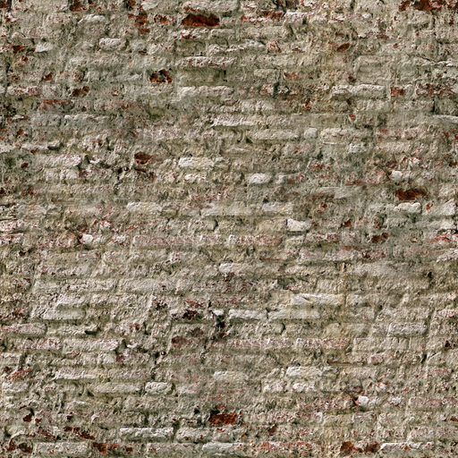Painted Peeling Brick seamless Brick PBR texture
