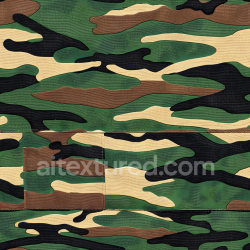 seamless Seamless 3D Woodland Camouflage PBR Texture with Organic Patches and Tactical Fabric Detail texture 8k free download PBR