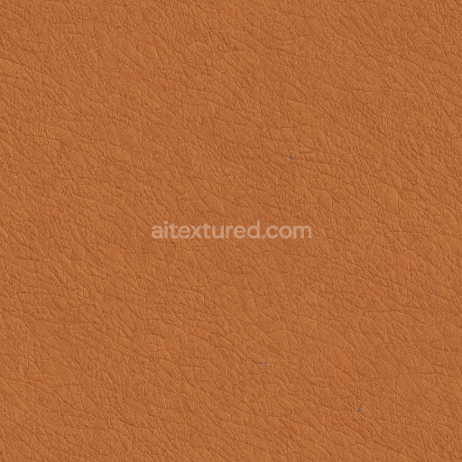 Seamless 3D Light Brown Smooth Leather PBR Texture with Fine Grain and Subtle Wrinkles