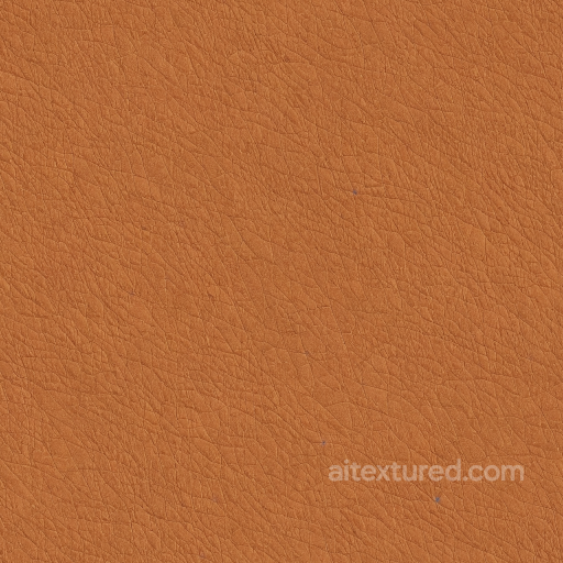Light Brown Smooth Leather PBR Texture with Fine Grain and Subtle Wrinkles seamless Leather PBR texture