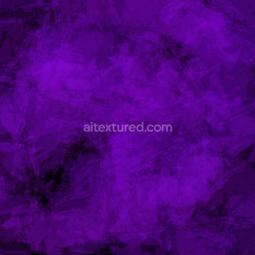 Seamless 3D PBR Purple Watercolor Texture with Abstract Brush Strokes