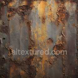 seamless Seamless 3D Rusted Metal PBR Texture Featuring Peeling Layers and Corrosion Details texture 8k free download PBR