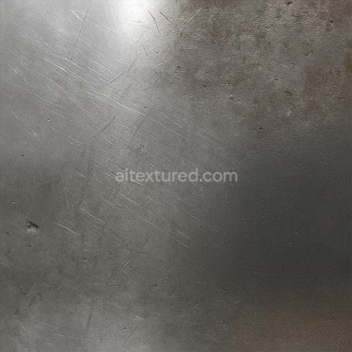 Seamless 3d texture pbr 8k polished chrome furniture metal finish