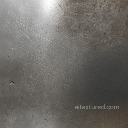 Polished Chrome Furniture Metal Finish seamless Furniture metal PBR texture