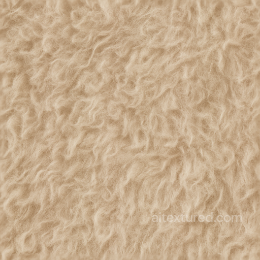 Alpaca Wool Fuzzy Surface Soft Wool Fibers Natural Wool seamless Wool PBR texture