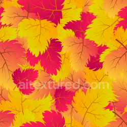 seamless Seamless 3D PBR Texture of Vibrant Red and Yellow Autumn Leaves texture 8k free download PBR