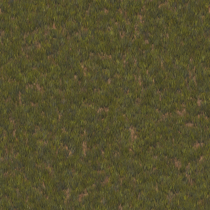 High-Quality Grass seamless PBR texture preview