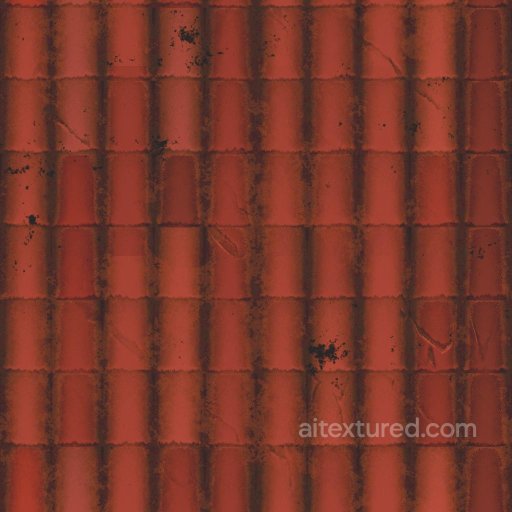 Classical Rooftop Tile Texture | Free PBR texture preview