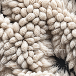 seamless Seamless 3D PBR Braided Beige Leather Texture with Plush Fibers texture 8k free download PBR