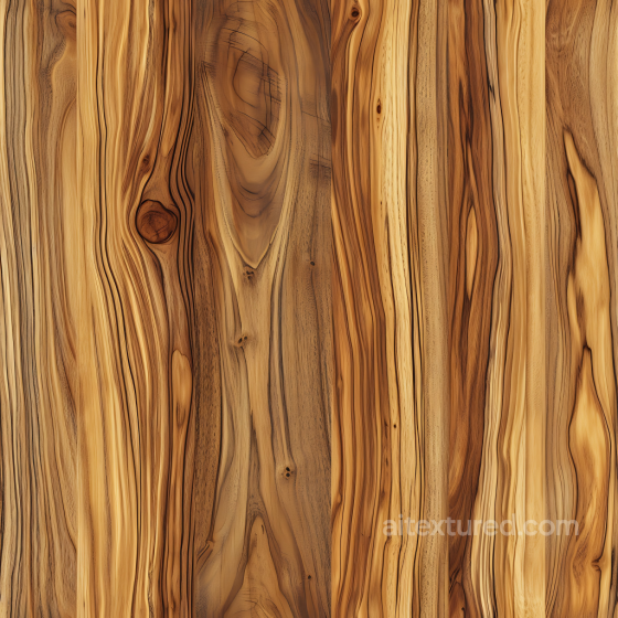 Rustic Hickory Wood Planks PBR Texture with Natural Knots and Grain Wood texture preview