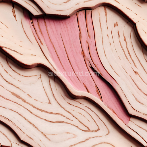 Seamless 3D PBR Light Pine Wood Texture Featuring Natural Grain and Subtle Knots