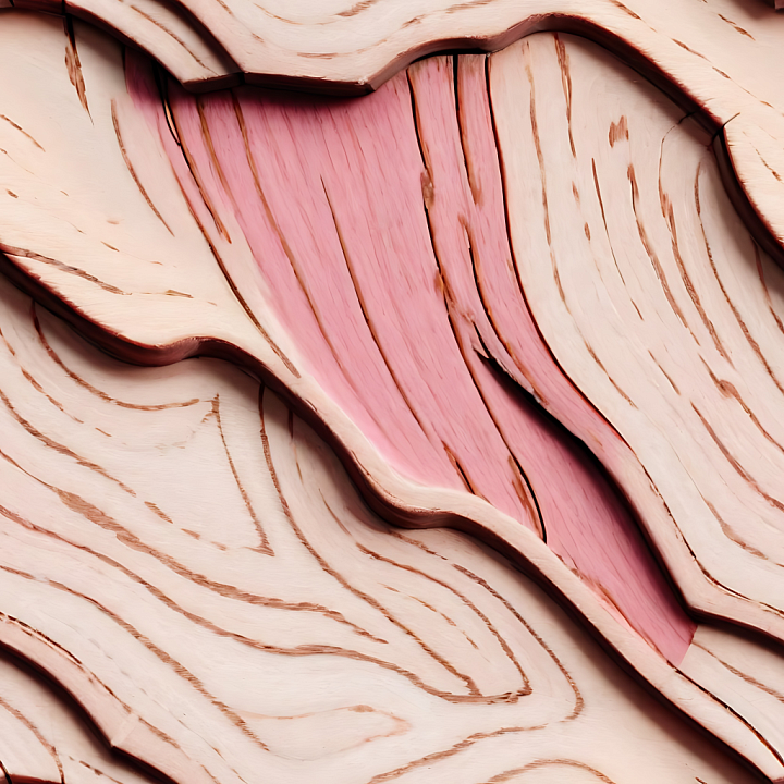 Light Pine Wood Featuring Natural Grain and Subtle Knots seamless PBR texture preview
