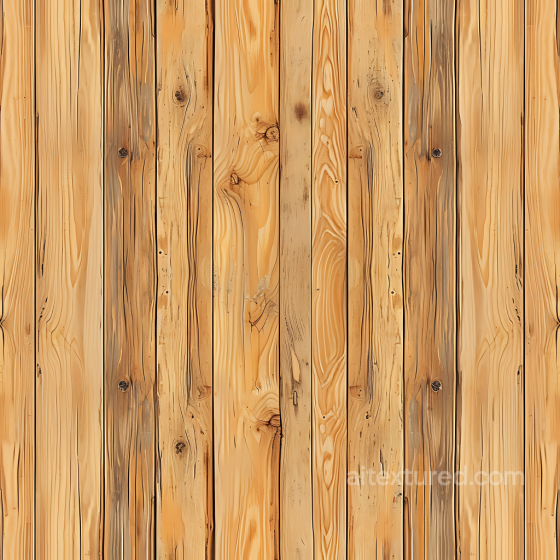 Pine Wood PBR Texture Featuring Knots and Natural Grain Wood texture preview