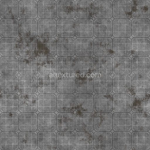 Archviz Floor Metal Sci Scifi Spaceship Substance — Seamless PBR Texture