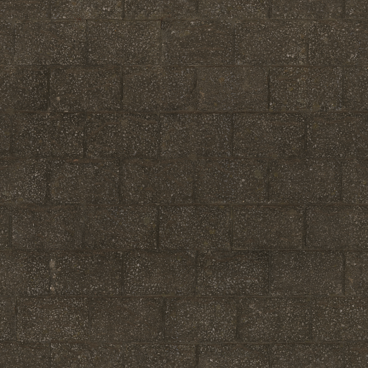 Concrete Block Wall seamless PBR texture preview