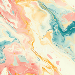 seamless Seamless 3D PBR Creamsicle Marble Texture with Pastel Pink, Blue, and Yellow Swirls texture 8k free download PBR