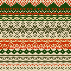 seamless Seamless 3D PBR Knitted Christmas Digital Paper Texture in Red, Green, and Cream texture 8k free download PBR