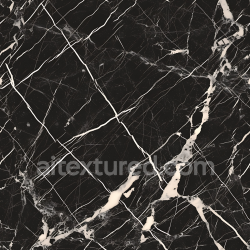 seamless Seamless 3D Black Marble PBR Texture Featuring Stark White Veins and Polished Finish texture 8k free download PBR