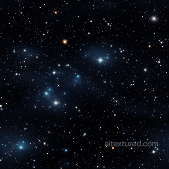 Space Texture Featuring Dense Deep Space Starfield with Soft Nebulous Clouds Star, space, planets texture preview