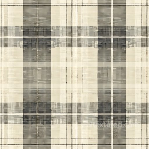 Seamless 3D PBR Texture of Neutral Beige and gray Plaid Fabric texture preview