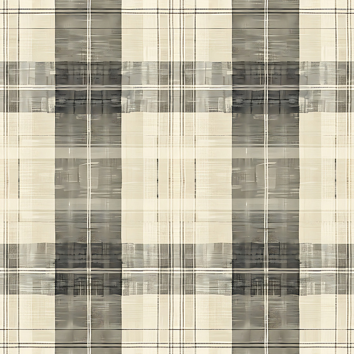 Neutral Beige and gray Plaid Fabric seamless PBR texture preview