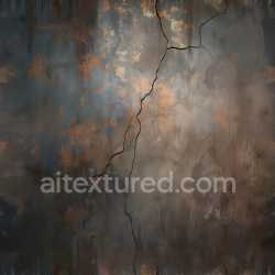 seamless Seamless 3D PBR Cracked Concrete Texture with Rust and Weathered Surface texture 8k free download PBR