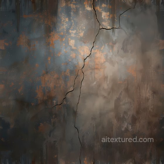 Cracked Concrete Texture with Rust and Weathered Surface Cracked & Holes texture preview