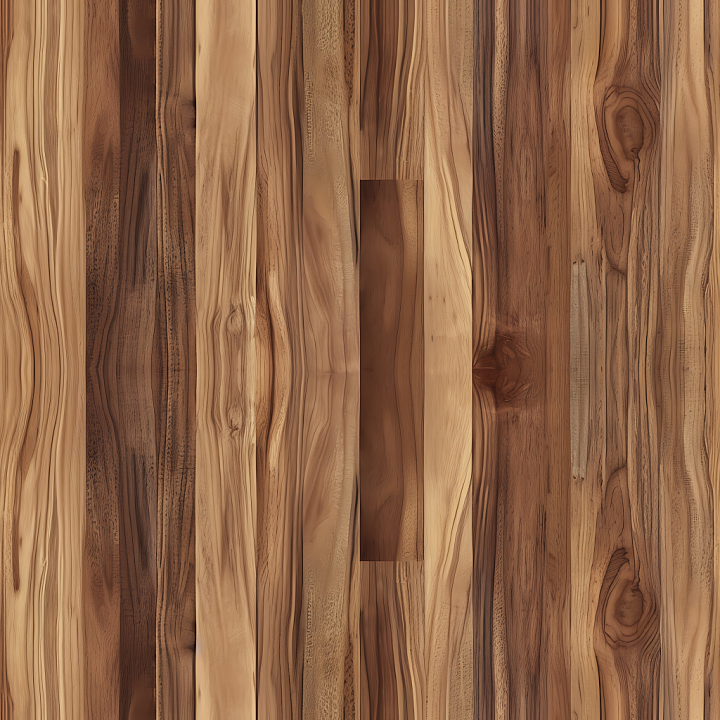 Hardwood Floor Featuring Natural Wood Grain and Knots seamless PBR texture preview