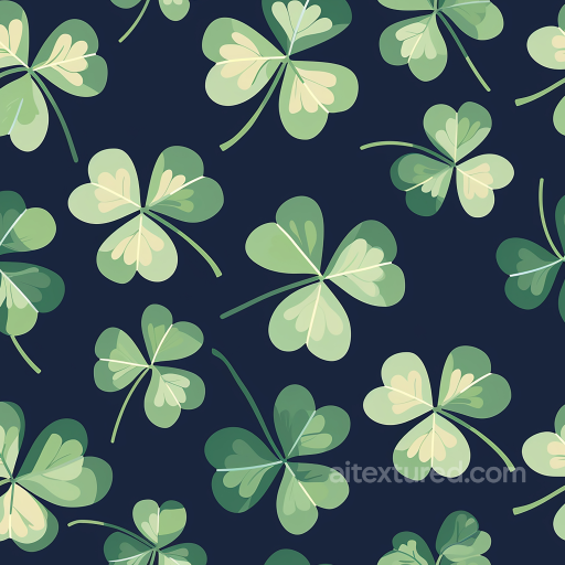 Shamrock Pattern Digital Paper Texture in Green Tones seamless St patrick digital paper bundle PBR texture