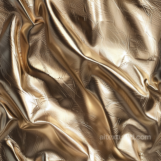 Metallic Gold Leather PBR Texture with Fine Grain and Shiny Finish Leather texture preview