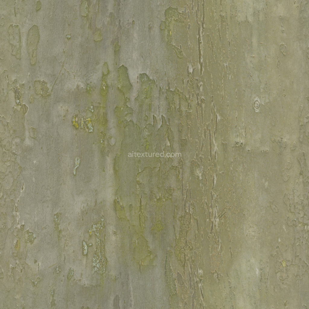 Seamless bark PBR texture for 3D models
