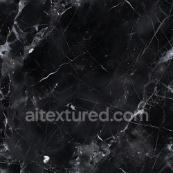 seamless Seamless 3D PBR Texture of Black Belgium Natural Marble with Fine Veins texture 8k free download PBR