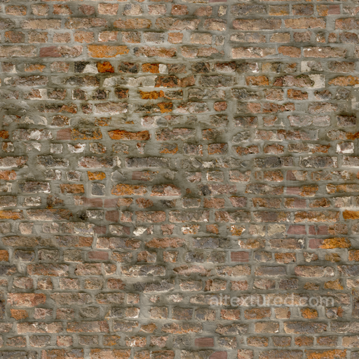 Red Bricks - Outdoor Wall Dirty Rough Broken Red seamless Brick PBR texture