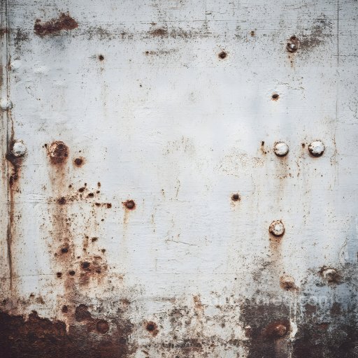 Rusted Metal PBR Texture Featuring Corrosion and Hole Damage texture preview