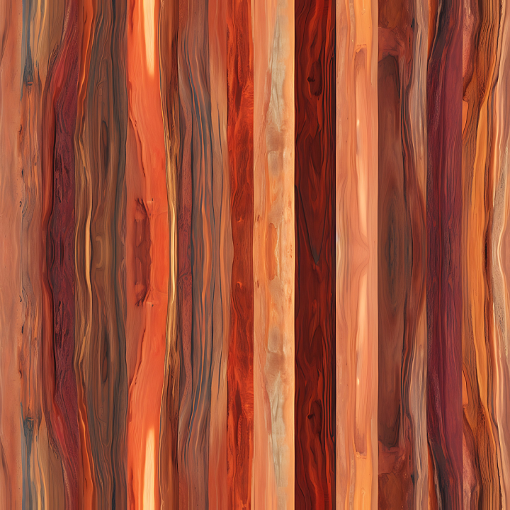 Rustic Mixed Wood Planks with Rich Warm Tones seamless PBR texture preview