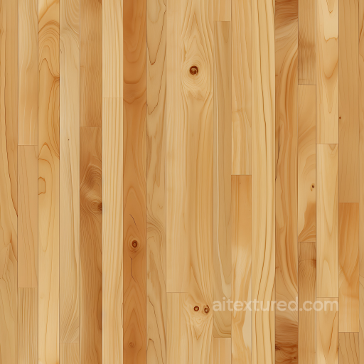 Pine Wood Floor PBR Texture Featuring Natural Knots and Light Grain seamless Wood PBR texture