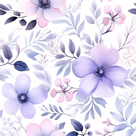 Watercolor Purple Flower Texture with Soft Floral Patterns Purple Flower texture preview
